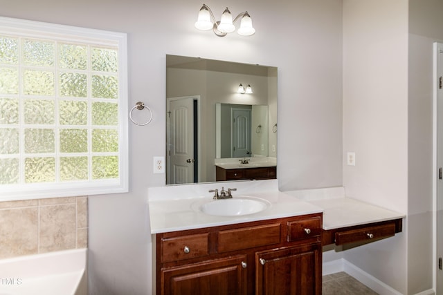 104 Mainline Station Dr, Durham, NC 27560 - full bath with vanity and a bath