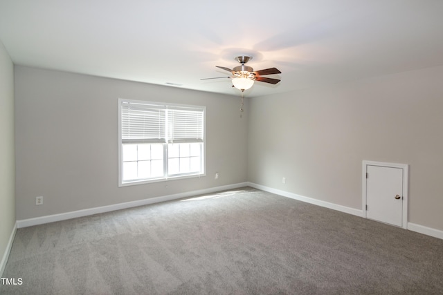 104 Mainline Station Dr, Durham, NC 27560 - unfurnished room with ceiling fan and carpet flooring