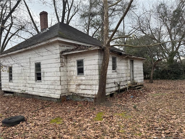 view of side of home