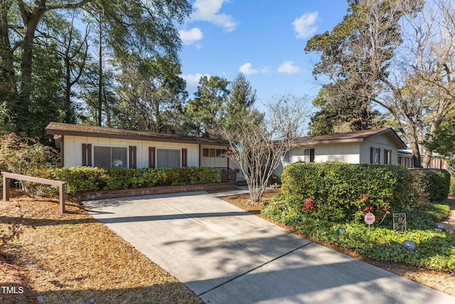 view of ranch-style home