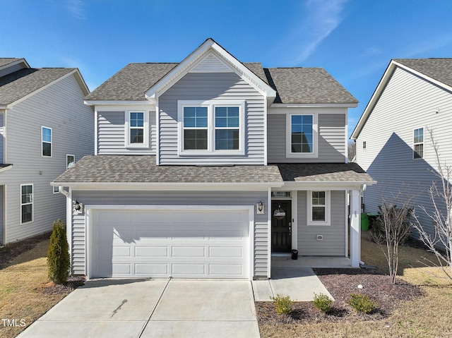 88 Antler Steel Dr, Clayton, NC 27527 - traditional-style house with concrete driveway and roof with shingles