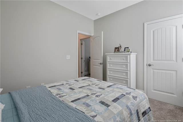 bedroom with carpet flooring