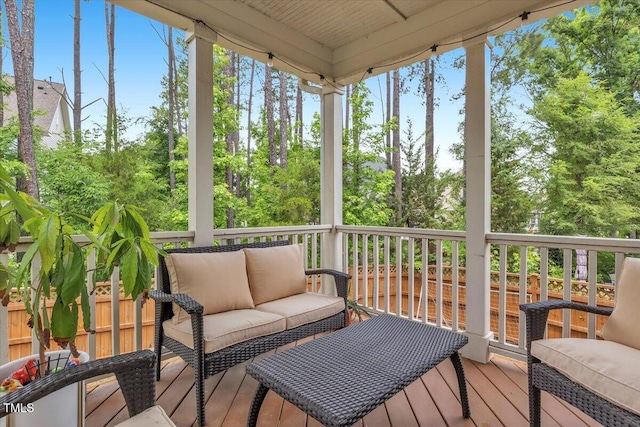 208 Cecelia Ct, Cary, NC 27519 - wooden terrace with an outdoor hangout area