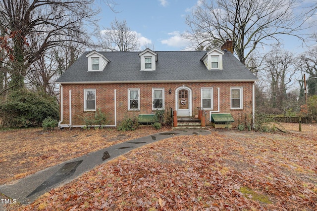 view of cape cod-style house