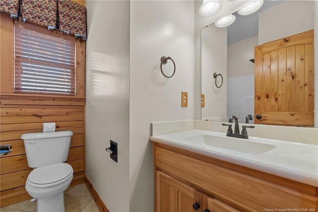 526 Grimble Dr, Linden, NC 28356 - bathroom with tile patterned floors, toilet, and vanity