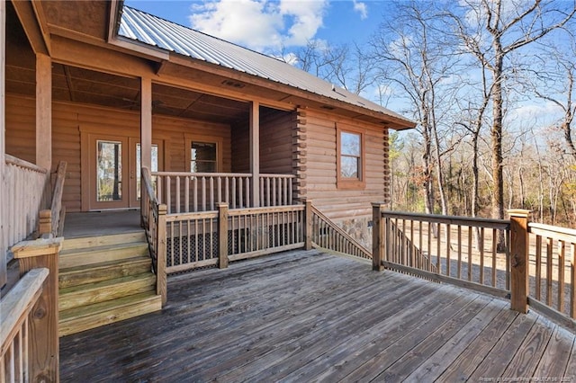 526 Grimble Dr, Linden, NC 28356 - view of wooden terrace