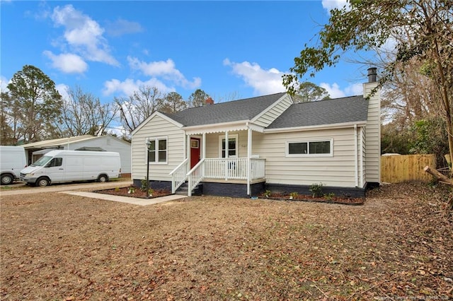 view of ranch-style house