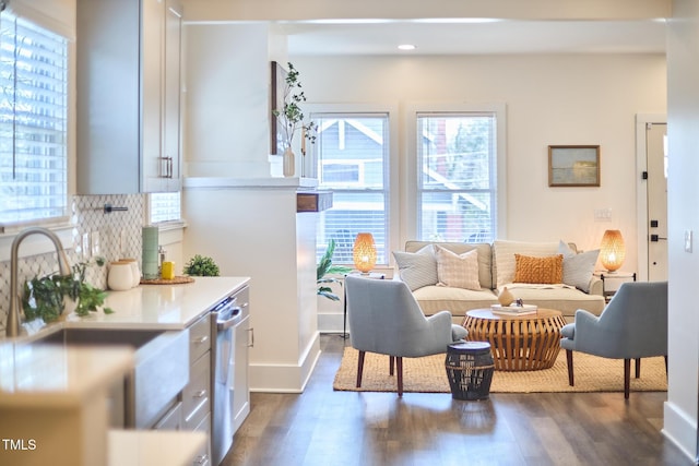 view of living room