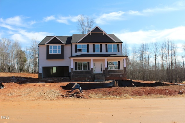 view of front of house featuring a porch