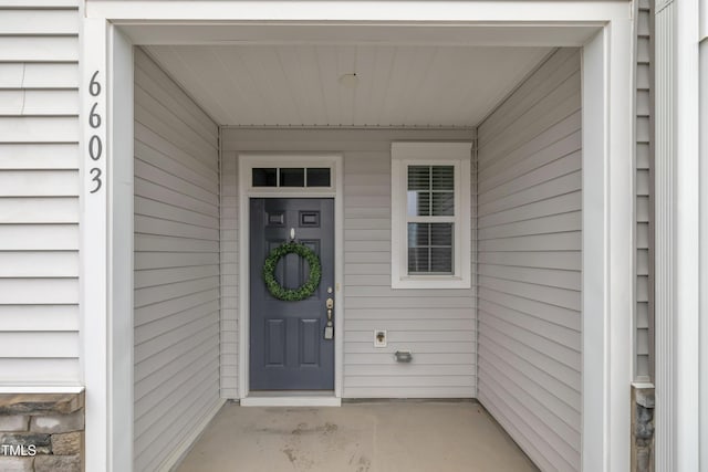 view of property entrance