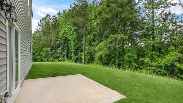 1009 Ocean Ct, Carthage, NC 28327 - view of green lawn featuring a patio