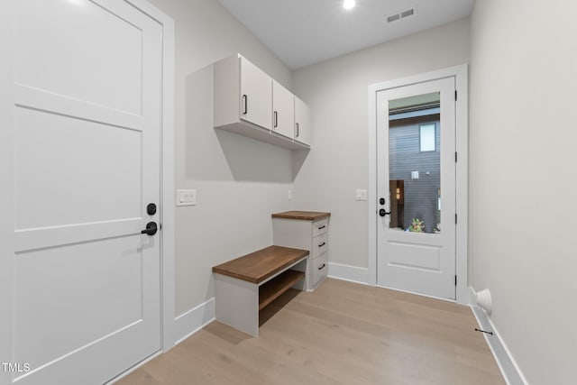 2305 Turners Aly, Raleigh, NC 27607 - mudroom with light wood-style floors and baseboards