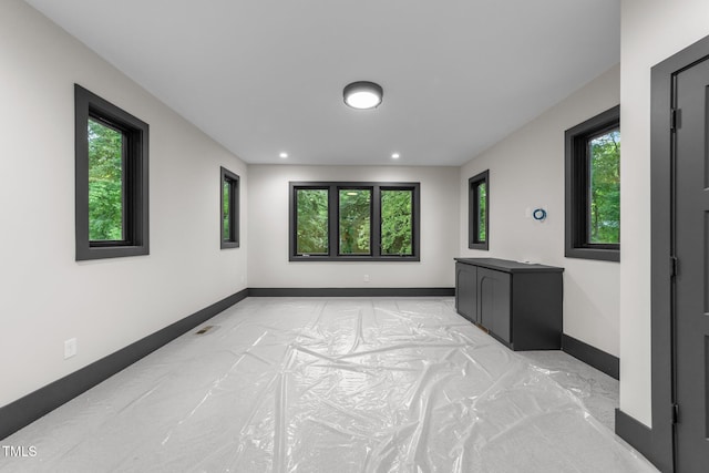 2305 Turners Aly, Raleigh, NC 27607 - unfurnished room with plenty of natural light and recessed lighting
