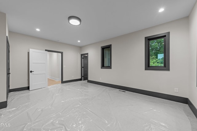2305 Turners Aly, Raleigh, NC 27607 - unfurnished bedroom featuring recessed lighting