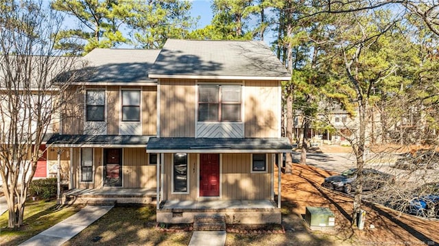 view of front of house with a porch