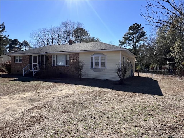 view of front of property