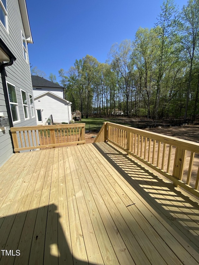 view of deck