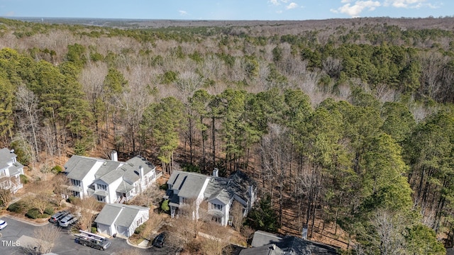 aerial view with a view of trees