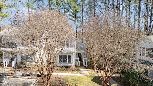 view of obstructed view of property