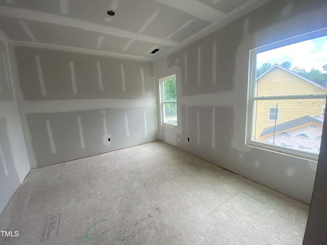 view of unfurnished room