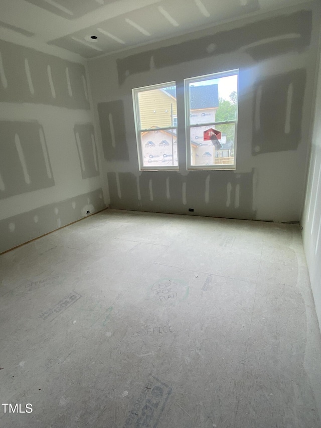view of unfurnished room