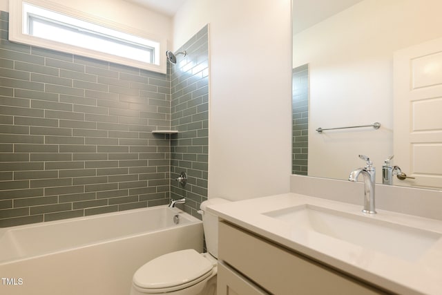 3521 Amelia Grace Dr Lot 67, Fuquay Varina, NC 27526 - full bathroom featuring vanity, toilet, and  shower combination