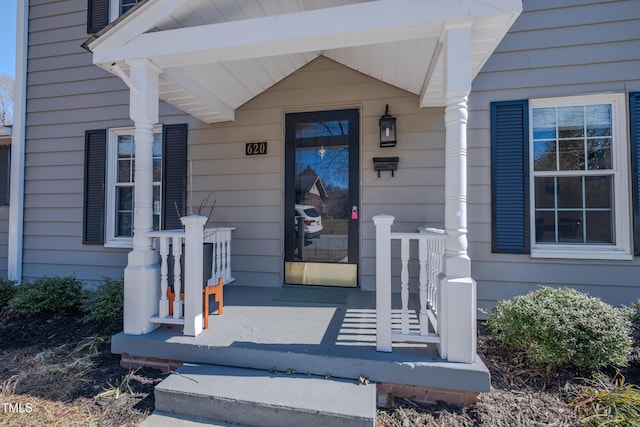 view of property entrance