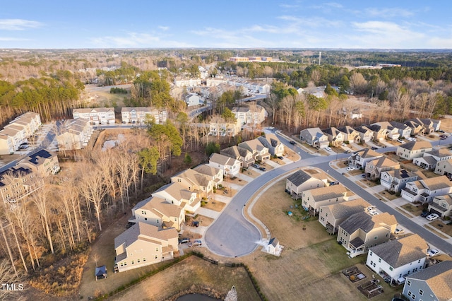 birds eye view of property featuring a residential view