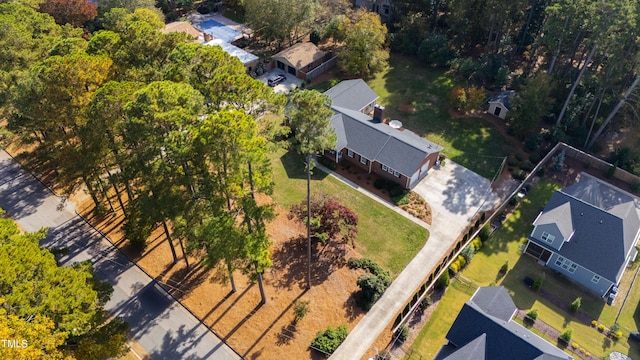 birds eye view of property featuring a residential view