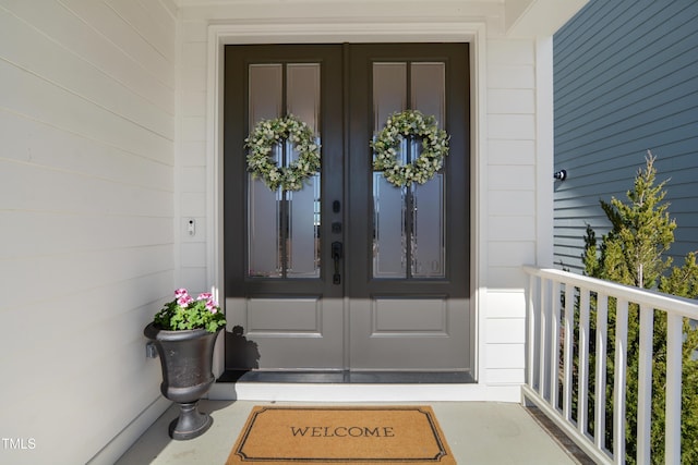 view of entrance to property