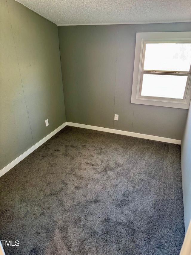 212 Craig Ave, Henderson, NC 27537 - carpeted spare room featuring baseboards and a textured ceiling