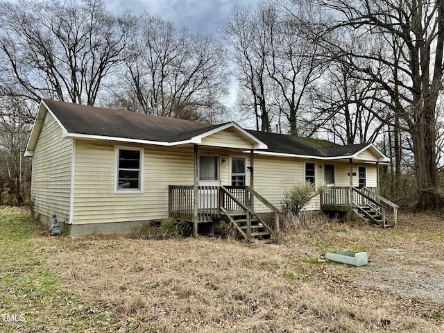 view of ranch-style house