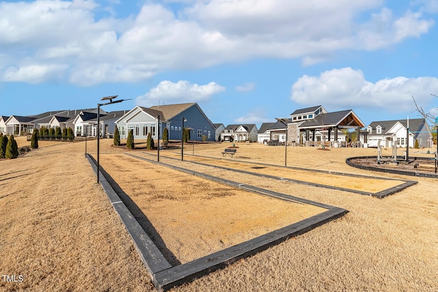 view of home's community featuring a yard and a residential view