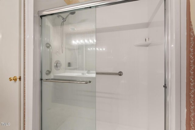 620 Mcghees Mill Rd, Roxboro, NC 27574 - bathroom with a shower stall