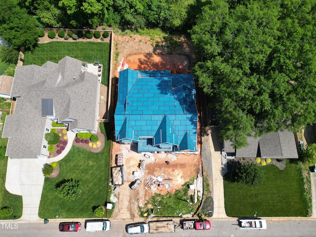 405 Latimer Rd, Raleigh, NC 27609 - aerial view of property and surrounding area