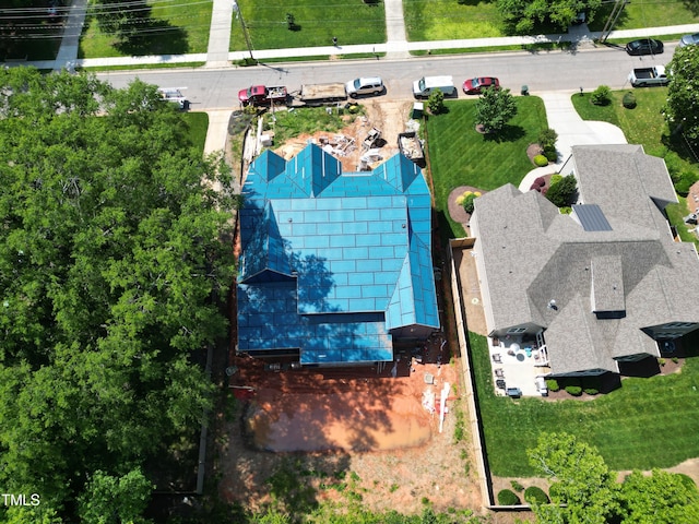405 Latimer Rd, Raleigh, NC 27609 - drone / aerial view