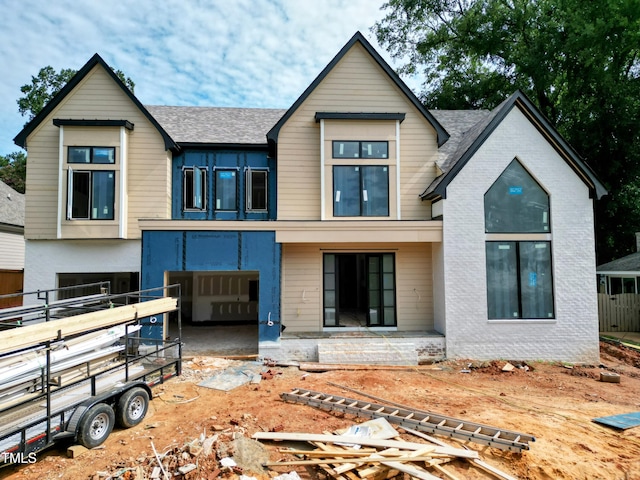 405 Latimer Rd, Raleigh, NC 27609 - view of front of house with brick siding and a shingled roof