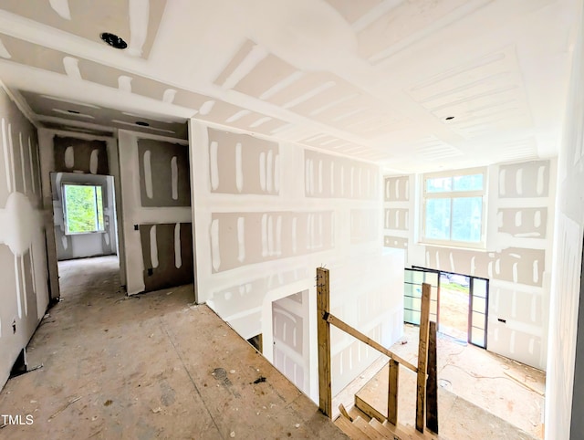 405 Latimer Rd, Raleigh, NC 27609 - hallway featuring an upstairs landing