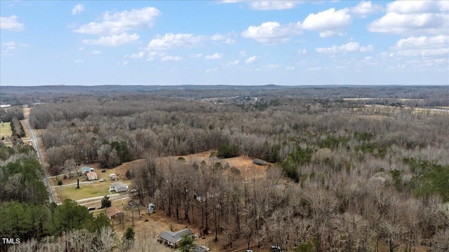 aerial view with a view of trees