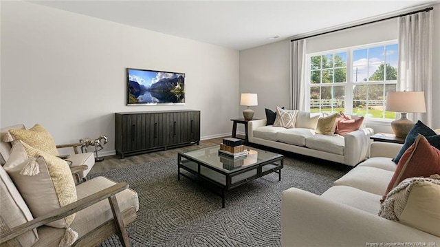 196 Hartfield Ave, Raeford, NC 28376 - living room with wood finished floors and baseboards