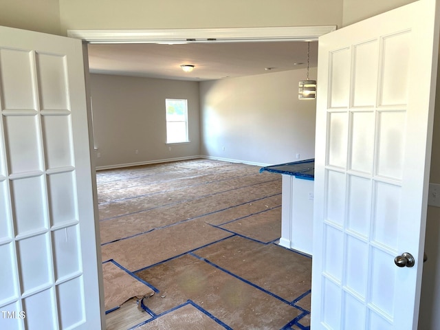 view of empty room