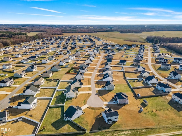 birds eye view of property featuring a residential view