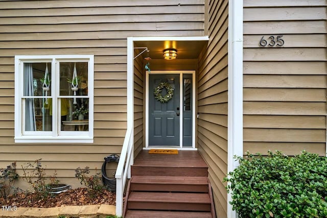 view of entrance to property