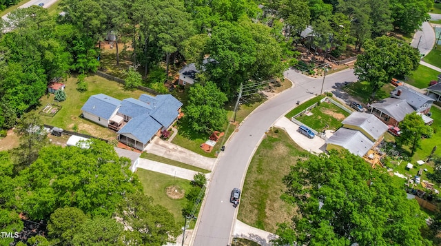 aerial view of property and surrounding area