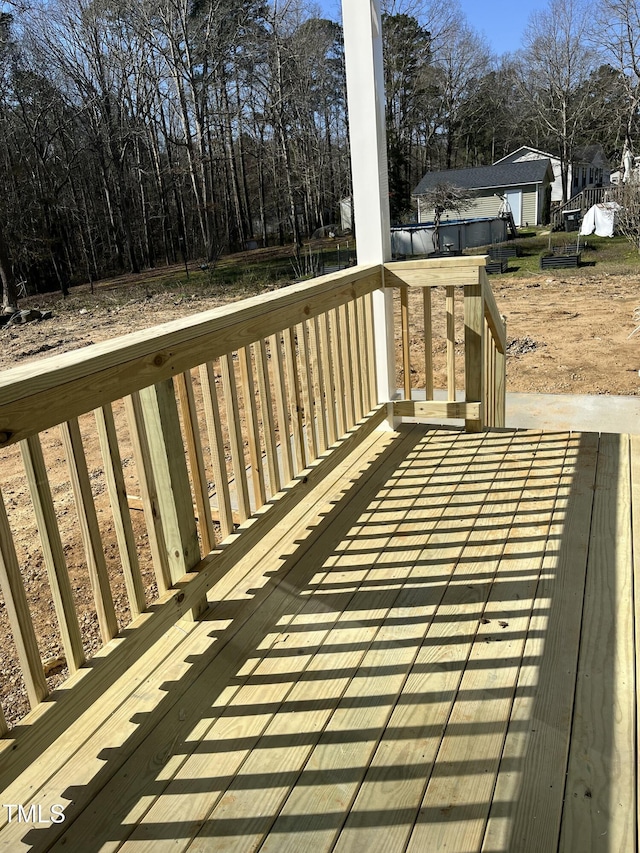 162 Kirkwall Ln, Selma, NC 27576 - view of wooden deck