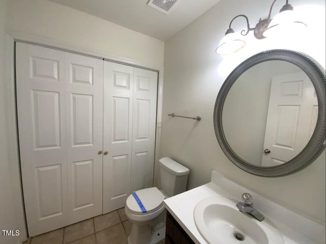 308 Trimble Ave, Cary, NC 27511 - bathroom with vanity and tile patterned flooring