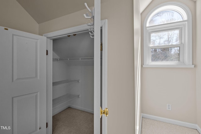 view of closet