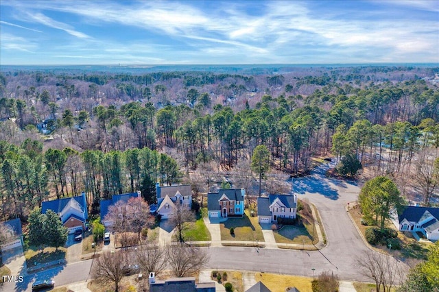 birds eye view of property featuring a residential view