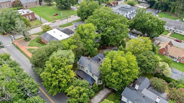 drone / aerial view featuring a residential view