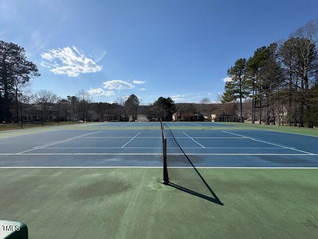 view of tennis court